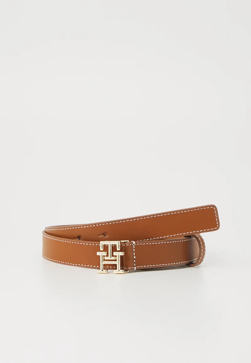 Outlet on Sale Tommy Hilfiger LOGO - Belt brown Accessories Belts Casual belts