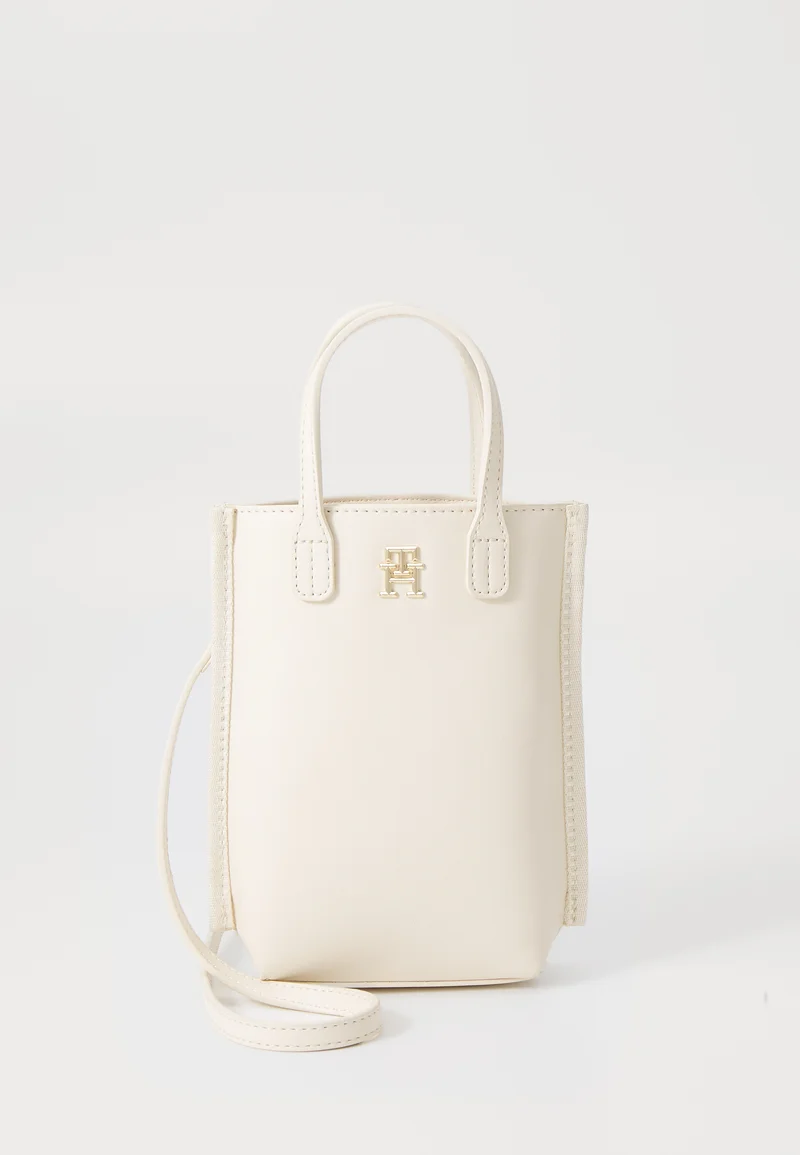 genuine Tommy Hilfiger DISTINCT PHONE POUCH - Phone pouch beige Accessories Lifestyle Electronics Cases & Covers
