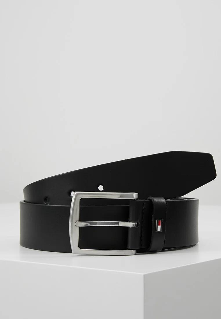innovative design Tommy Hilfiger NEW DENTON - Belt business black Accessories Belts Braided belt