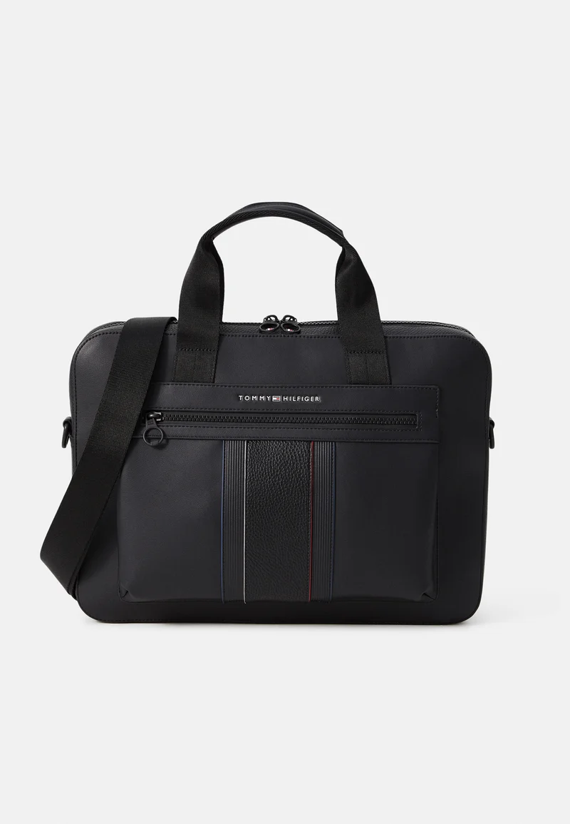 Cheapest Tommy Hilfiger FOUNDATION COMPUTER BAG - Laptop bag black Accessories Bags & cases Business & laptop bags