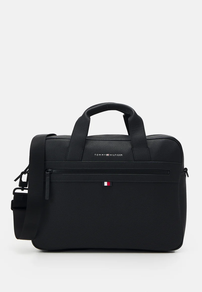 enjoy great discount Tommy Hilfiger ESSENTIAL COMPUTER BAG UNISEX - Briefcase black Accessories Bags & cases Business & laptop bags