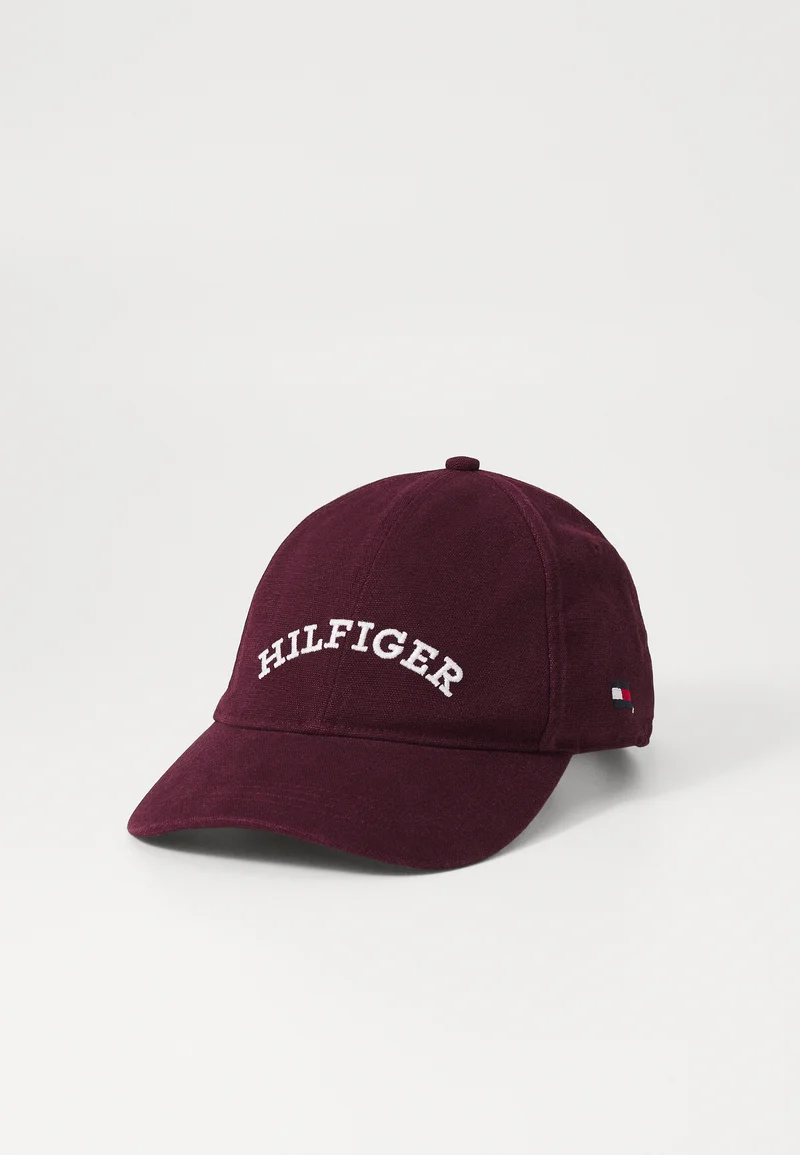 Most Fashionable Outlet Tommy Hilfiger MONOTYPE PANEL UNISEX - Cap raspberry truffle Accessories Beanies, hats & caps Caps