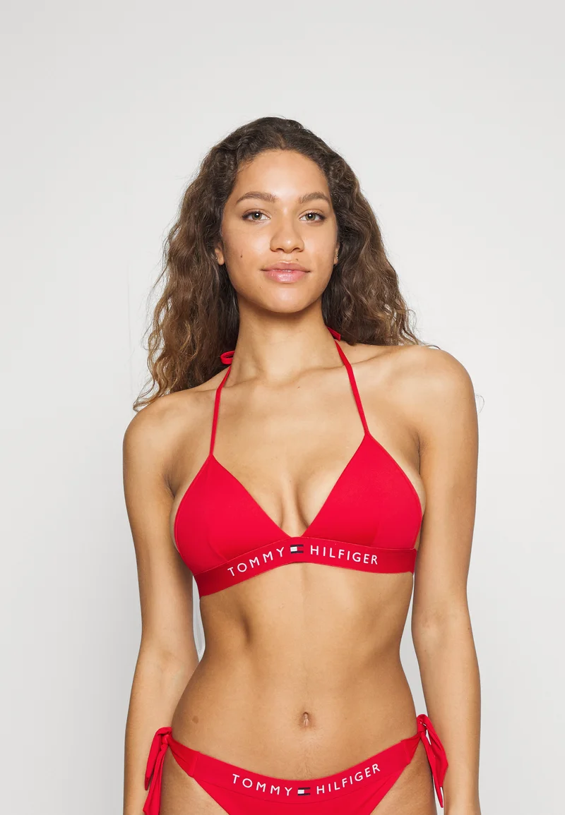 UK Cheap Sale Tommy Hilfiger ORIGINAL FIXED - Bikini top primary red Clothing Swimwear Beach accessories Bikini tops