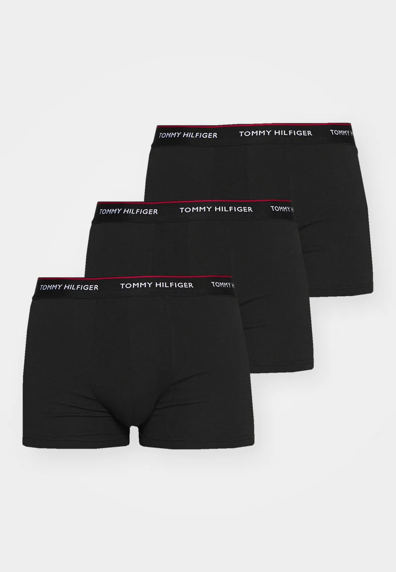 free delivery Tommy Hilfiger PREMIUM ESSENTIALS TRUNK 3 PACK - Pants black Clothing Sale Underwear & Socks Bathrobes Boxer briefs