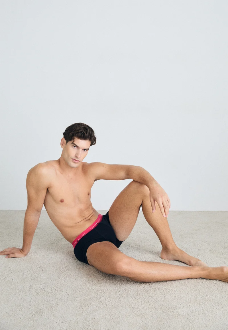 prestigious Tommy Hilfiger SIGNATURE ESS 3 PACK - Pants pink heart/bright blue/deep Clothing Sale Underwear & Socks Bathrobes Boxer briefs