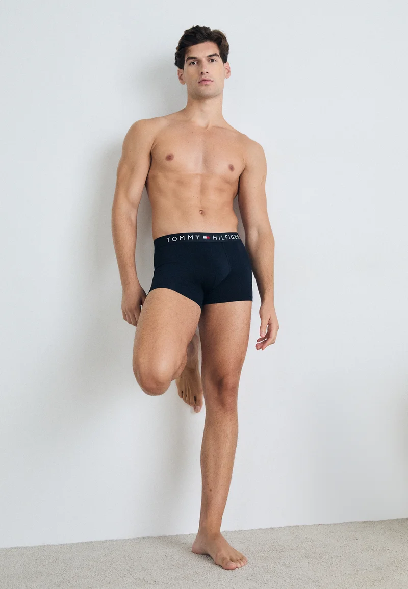 Exclusive Tommy Hilfiger TRUNK 3 PACK - Pants dark coffee/lincoln blue/desert sky Clothing Sale Underwear & Socks Bathrobes Boxer briefs