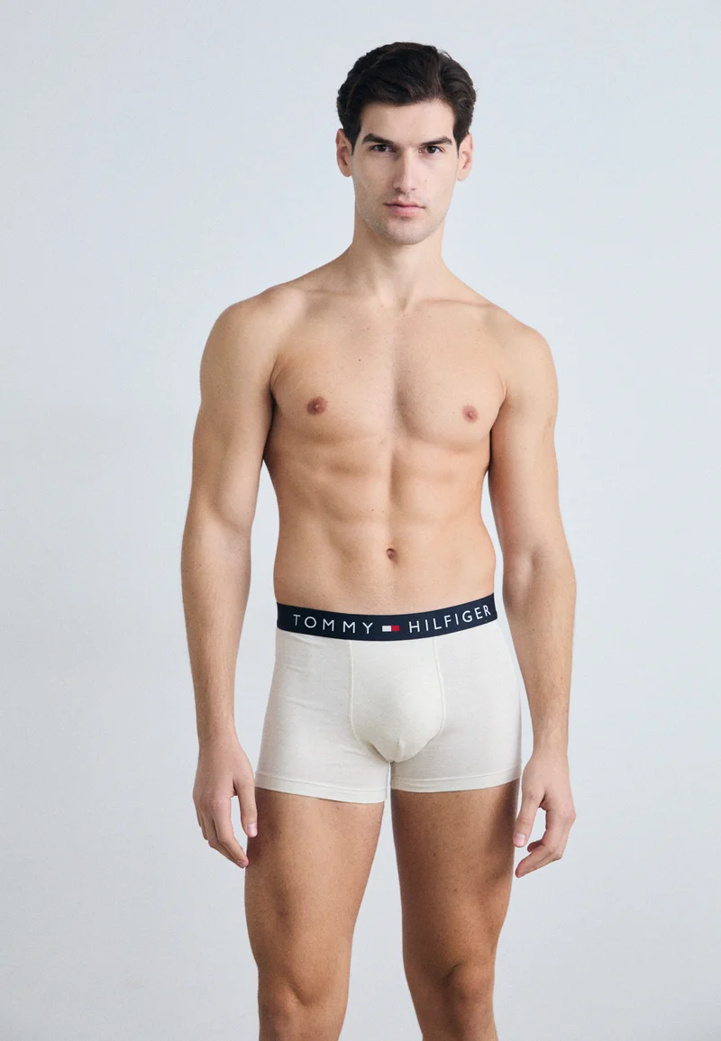 Outlet Online Tommy Hilfiger TRUNK 3 PACK - Pants oat/denim/utility olive Clothing Underwear & Socks Underpants Boxer shorts