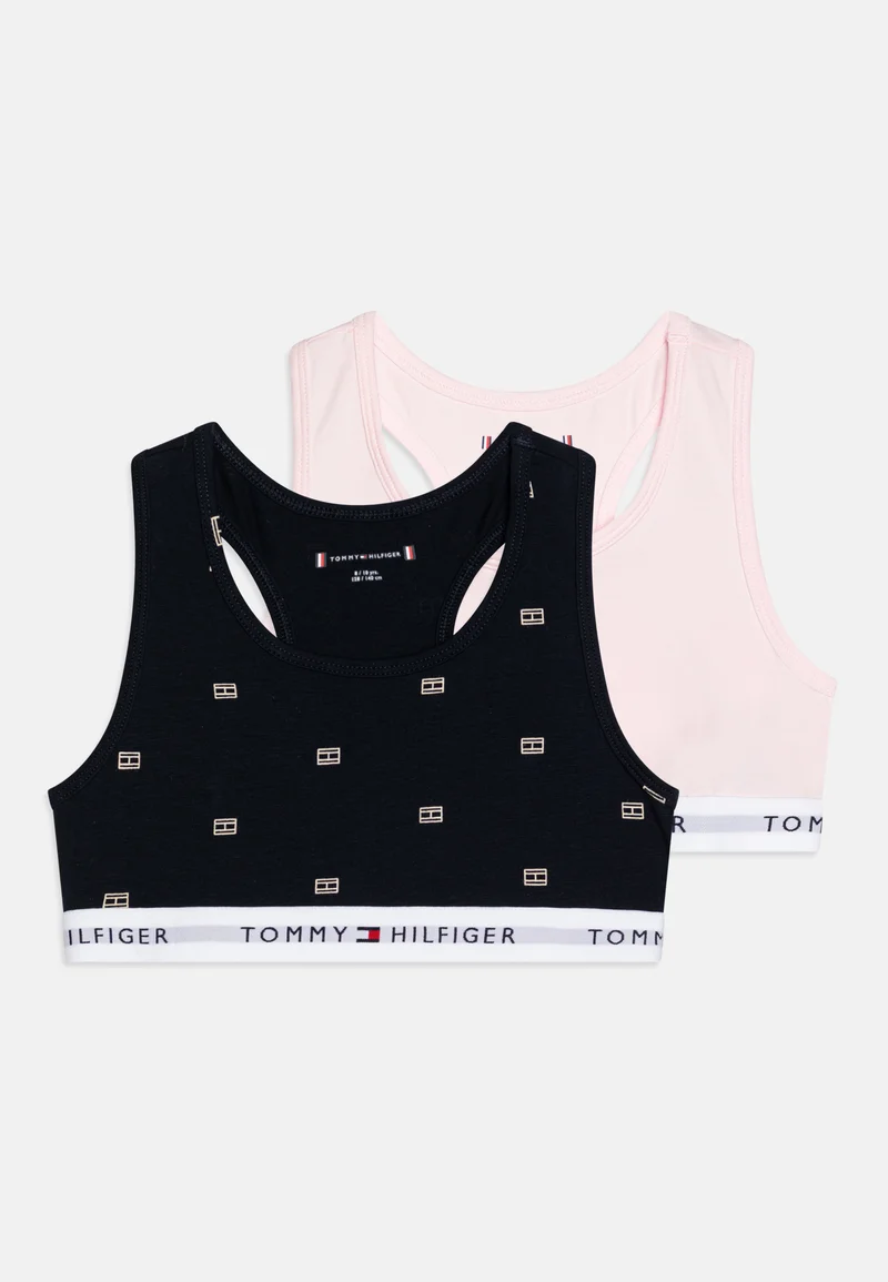 Elegant Factory Outlet Tommy Hilfiger BRALETTE PRINT 2 PACK - Bustier desert sky/light pink Clothing Underwear & Nightwear Bathrobes Bras & bustiers