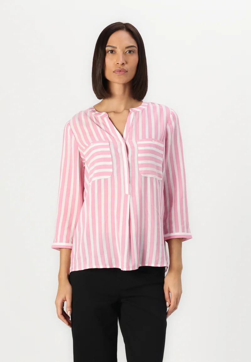 Cheapest TOM TAILOR STRIPED - Blouse bright rose Clothing Shirts & Blouses Blouses