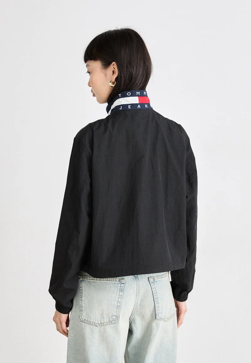 unique Tommy Jeans ESSENTIAL  - Summer jacket black Clothing Jackets & Blazers Bomber Jackets