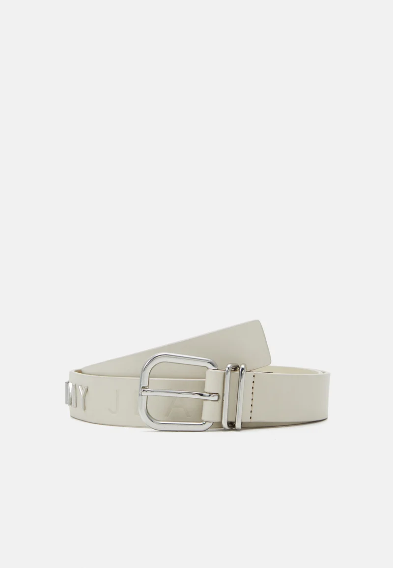 discountable price Tommy Jeans BOLD - Belt offwhite Accessories Belts Casual belts