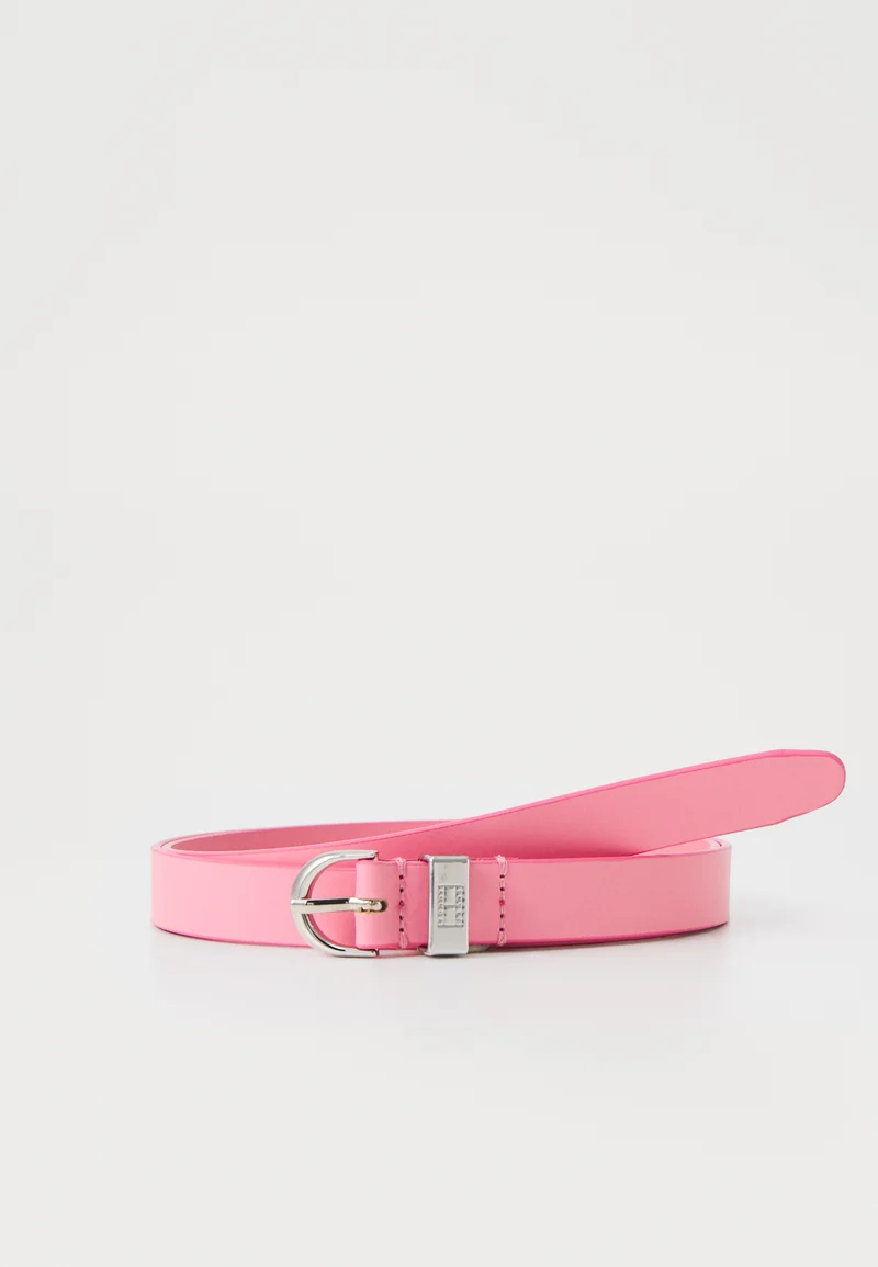 No Sale Tax Tommy Jeans HERITAGE OVAL - Belt preppy pink Accessories Belts Casual belts