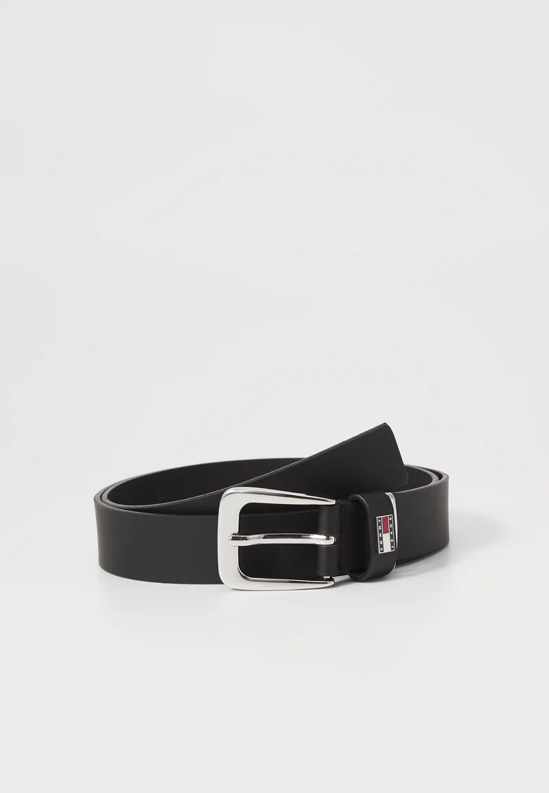 Buy Online Tommy Jeans HERITAGE - Belt black Accessories Belts Casual belts