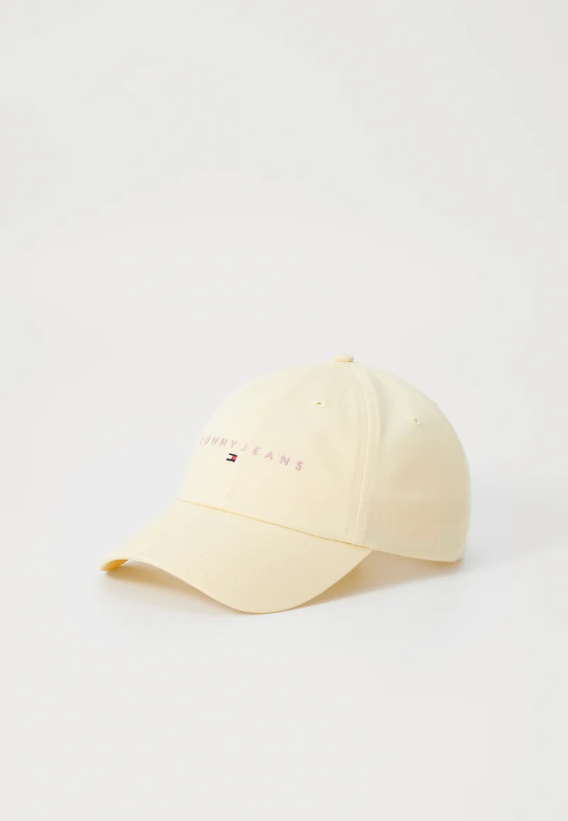 Fast Delivery Tommy Jeans LINEAR LOGO 6 PANEL UNISEX - Cap yellow Accessories Hats & headscarves Caps