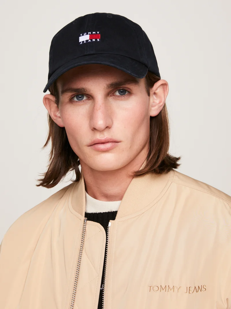 Superior Quality Tommy Jeans HERITAGE 6 PANELS UNISEX - Cap black Accessories Beanies, hats & caps Caps
