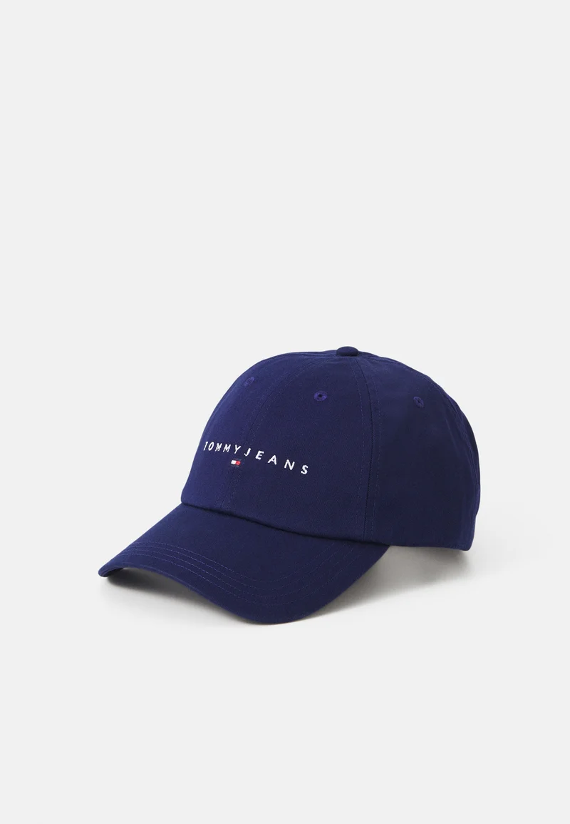 beautiful in colors Tommy Jeans LINEAR LOGO UNISEX - Cap navy Accessories Beanies, hats & caps Caps