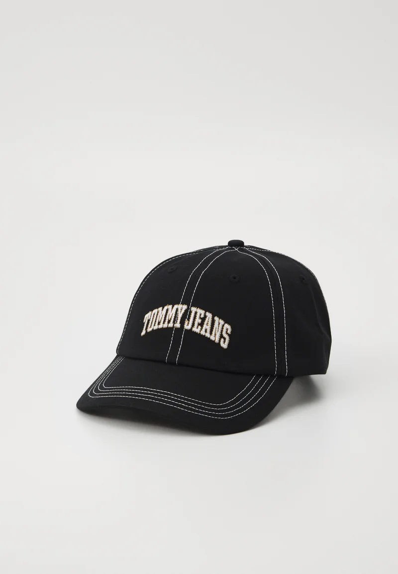 lowest price Tommy Jeans VARSITY UNISEX - Cap black Accessories Beanies, hats & caps Caps