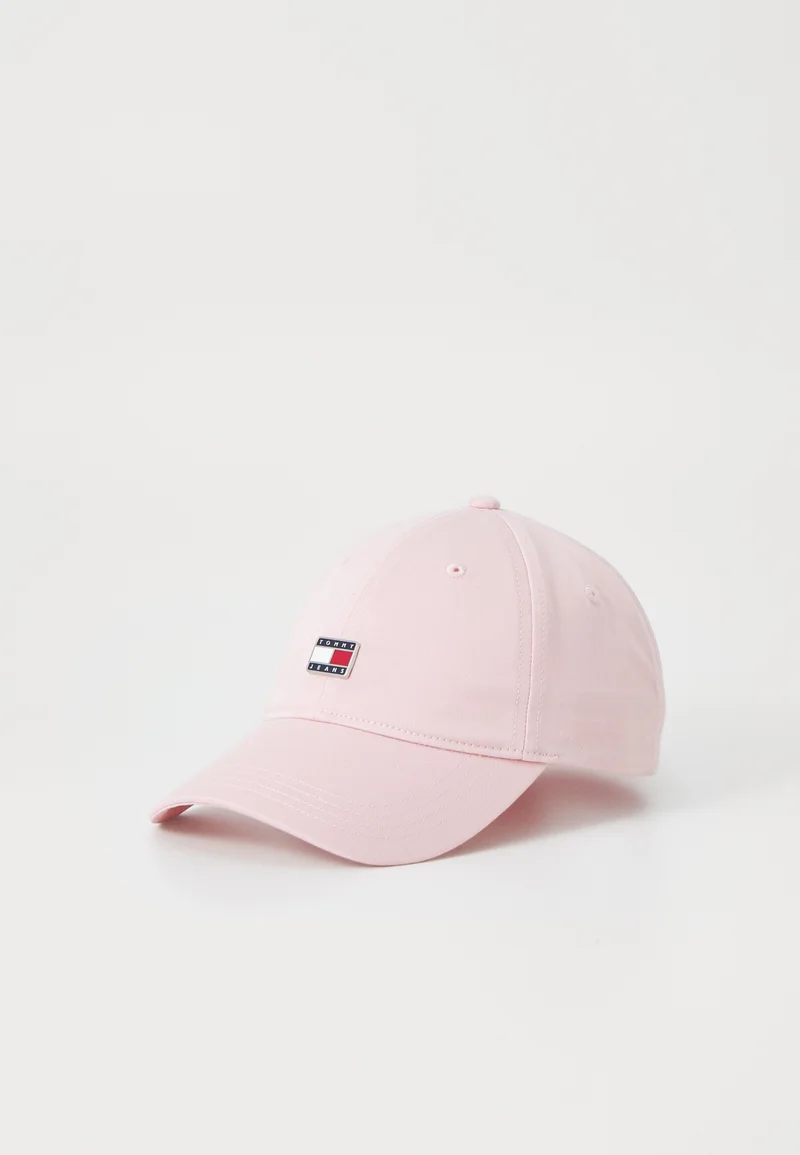 competitive price Tommy Jeans HERITAGE PLAQUE UNISEX - Cap pink Accessories Hats & headscarves Caps
