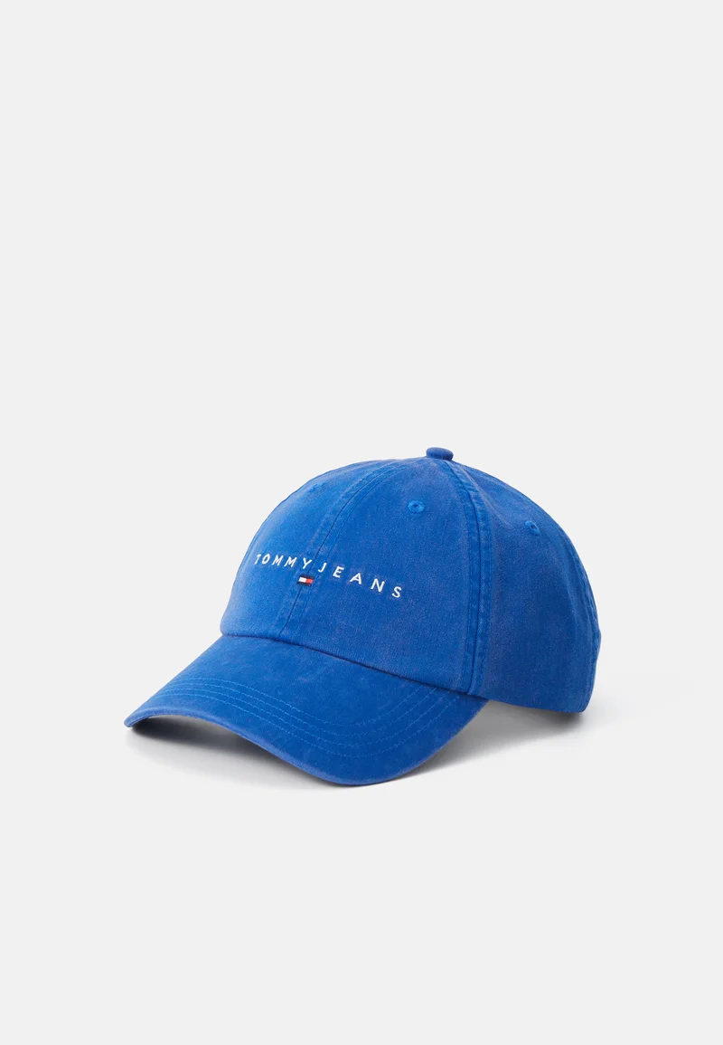 Outlet Factory Online Store Tommy Jeans LINEAR WASHED UNISEX - Cap blue Accessories Beanies, hats & caps Caps