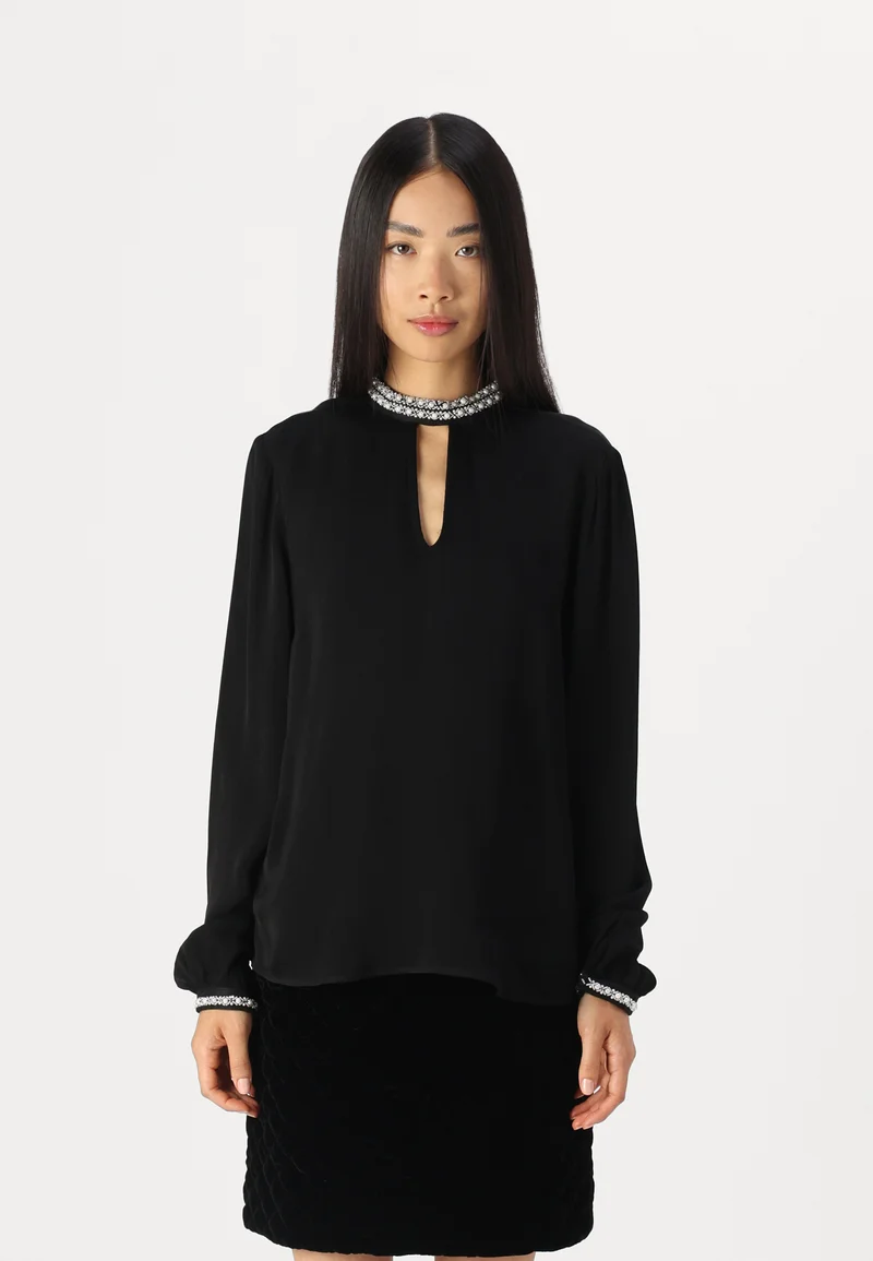 No Sale Tax TWINSET Blouse - nero Clothing Shirts & Blouses Blouses