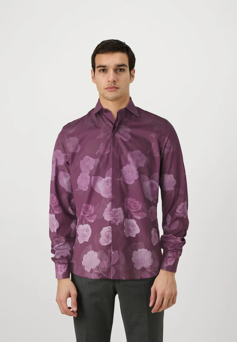 Wholesale Twisted Tailor BERGER - Shirt wine Clothing Sale Shirts Business Shirts