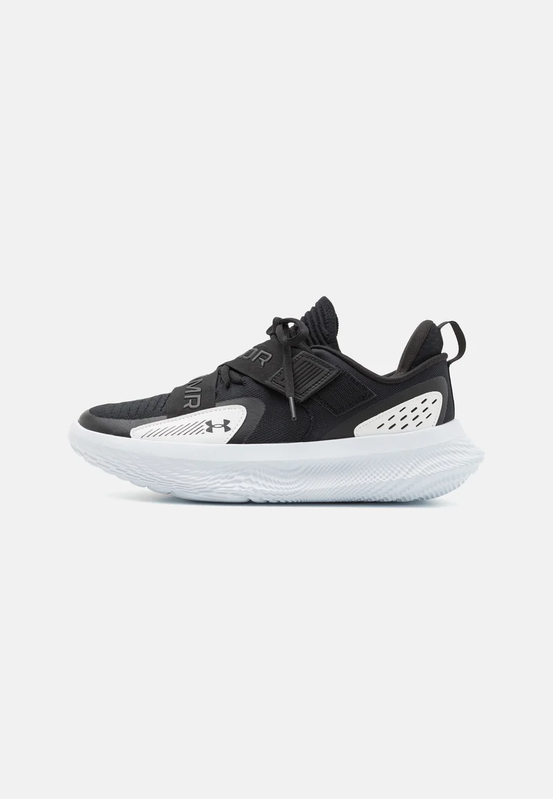 official shop Under Armour FLOW FUTR X 4 - Basketball shoes black/white Sport Sale Shoes Boots