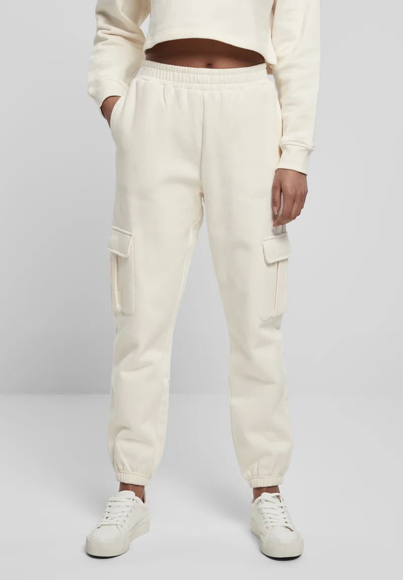 famous brand Urban Classics HIGH WAITS - Cargo trousers whitesand Clothing Trousers Cargo Trousers