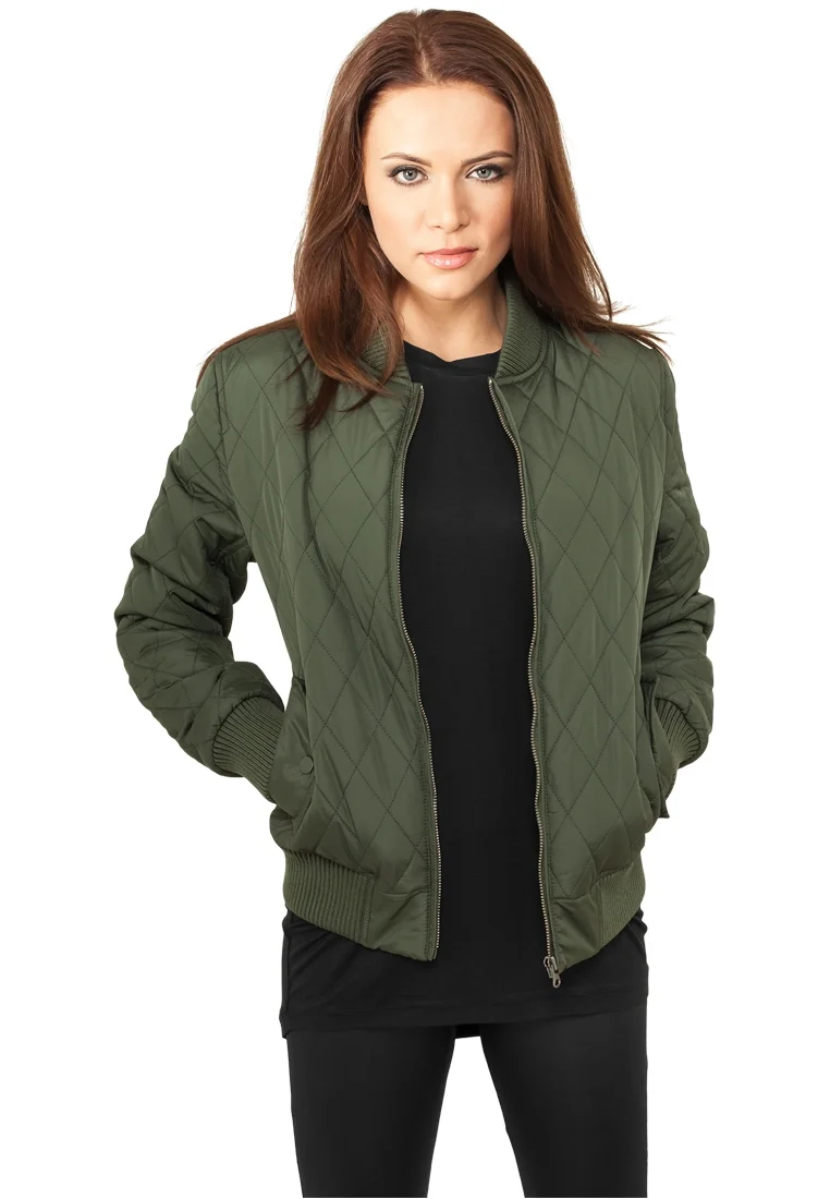 utterly stylish Urban Classics Bomber Jacket - olive Clothing Jackets & Blazers Bomber Jackets