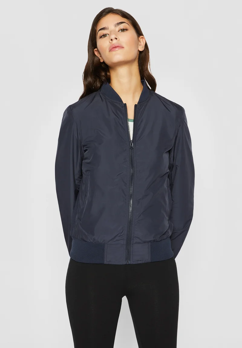 worldwide shipping Urban Classics Bomber Jacket - navy Clothing Jackets & Blazers Bomber Jackets