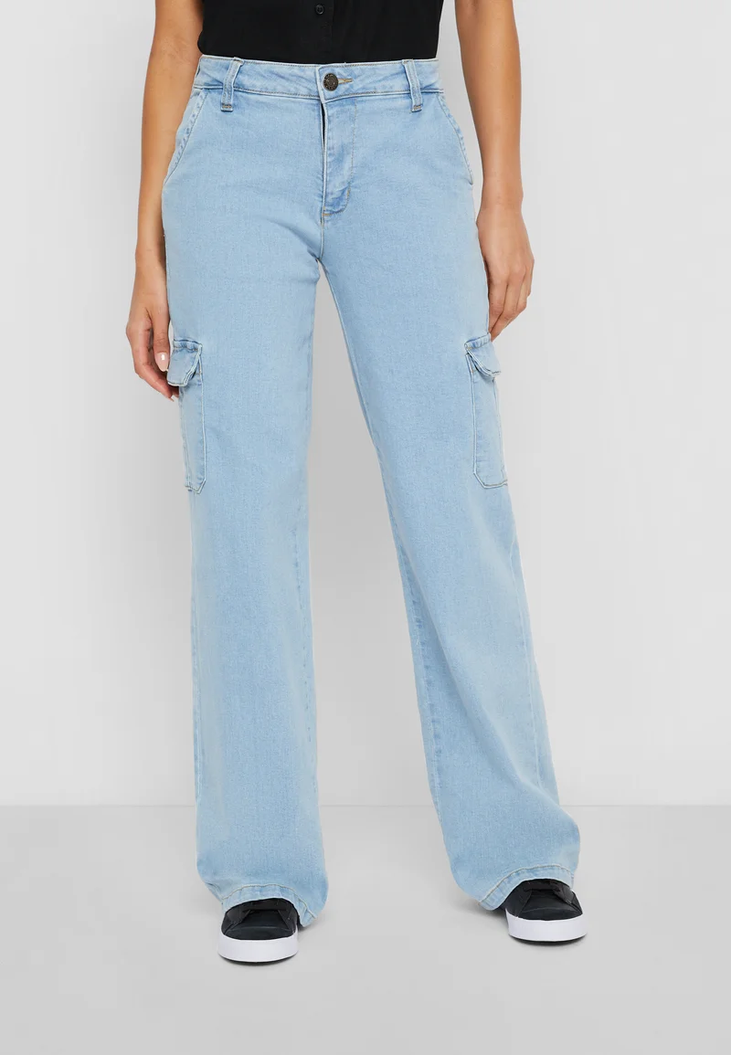 Best Selling Clearance Urban Classics HIGH WAIST - Flared Jeans lighter washed Clothing Bootcut & Flared