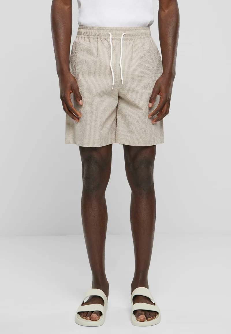 luxurious Collection Urban Classics BASIC SEERSUCKER - Shorts cloud Clothing Casual Shorts