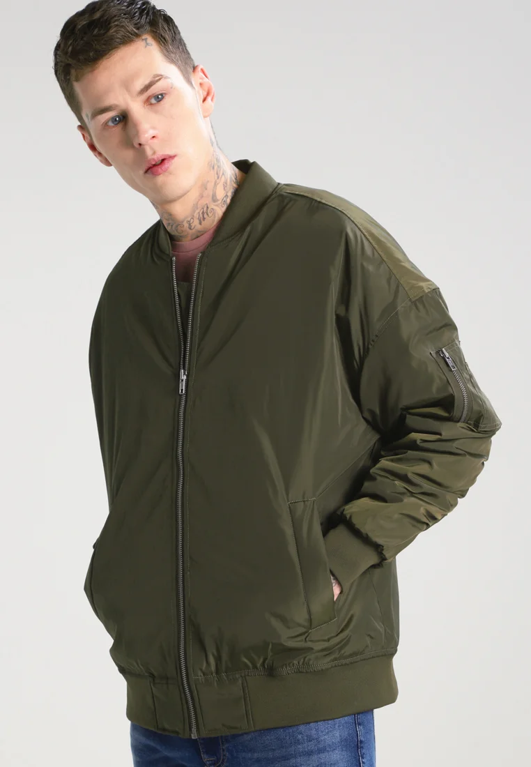 authorized dealers Urban Classics OVERSIZED - Bomber Jacket dark olive Clothing Sale Jackets Gilet Bomber Jackets