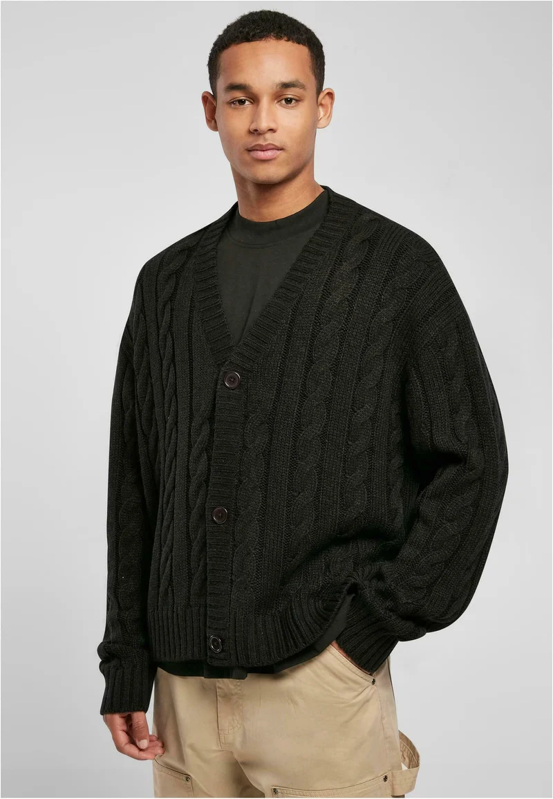 Lowest Price Online Urban Classics BOXY - Cardigan black Clothing Knitwear Cardigans