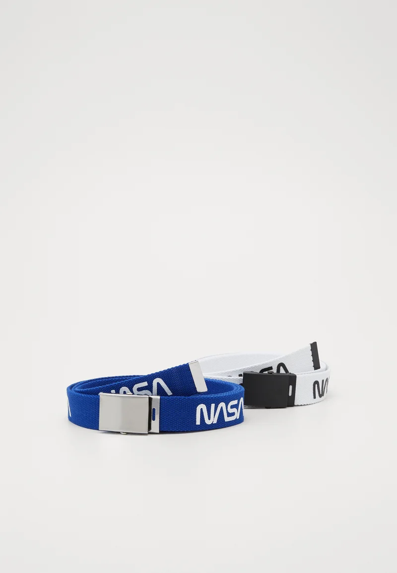 Unbeatable Offers Urban Classics NASA BELT EXTRA LONG 2 PACK - Belt blue/white Accessories Belts Casual belts