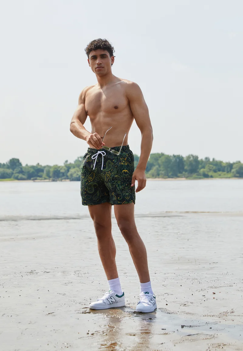 The Most Fashion Designs Urban Classics Swimming shorts - darkgreen Clothing Swimwear Swim trunks Briefs