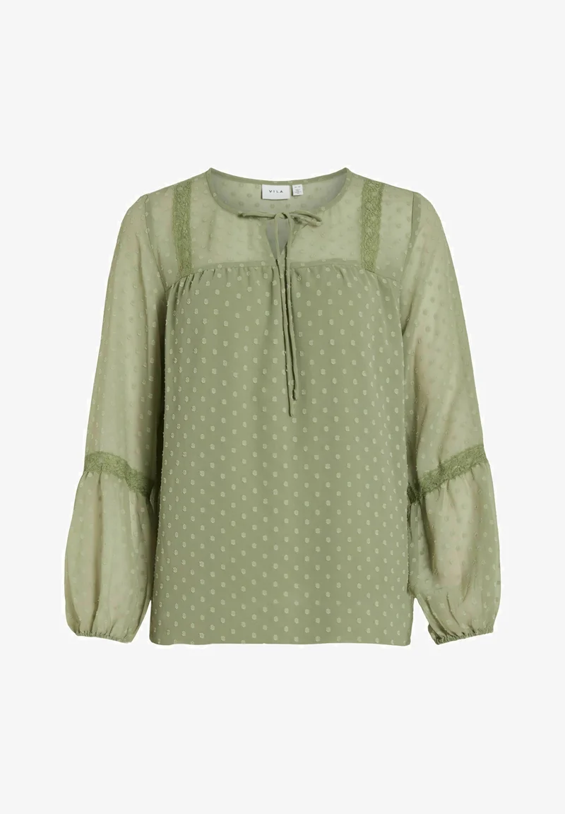 coupon codes VILA VIEDEE - Blouse oil green Clothing Shirts & Blouses Blouses