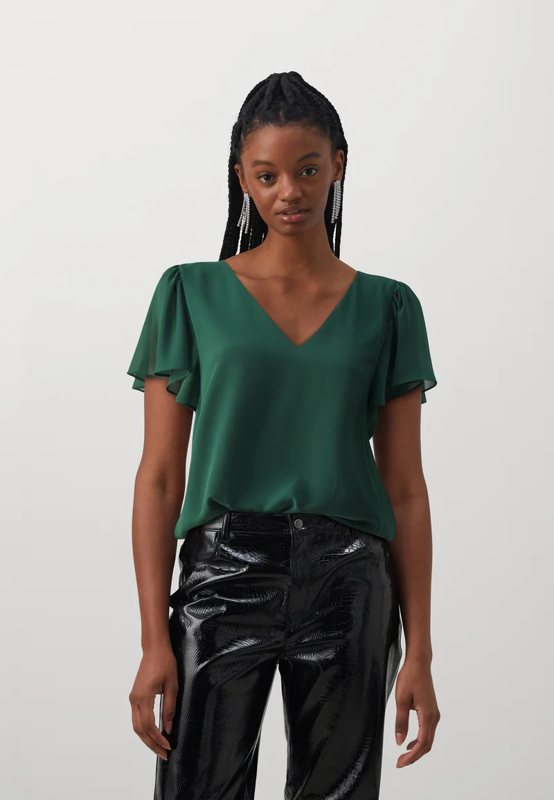 ever-popular VILA VIMICADA V NECK - Blouse pine needle Clothing Shirts & Blouses Blouses