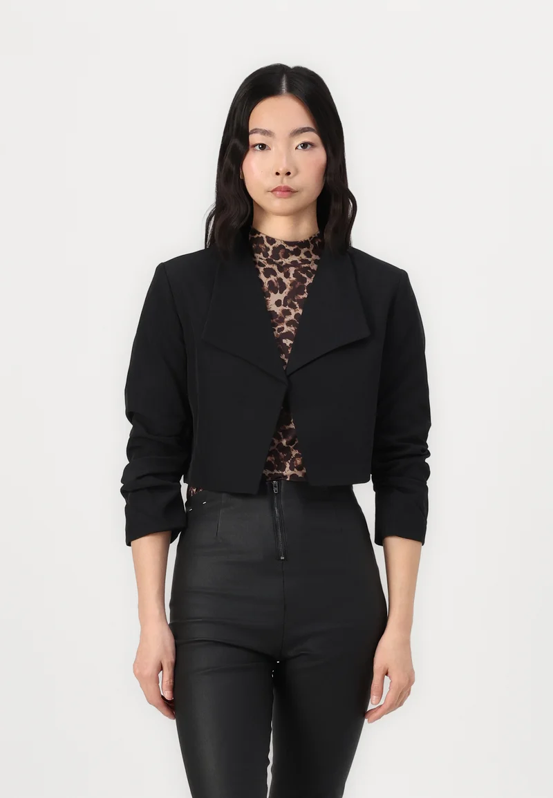 Authentic VILA VIHER CROPPED - Blazer black Clothing Jackets & Blazers Blazers