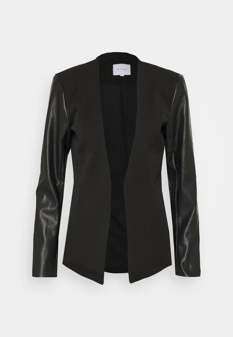 Clearance Prices VILA VIHER - Blazer black Clothing Jackets & Blazers Bomber Jackets