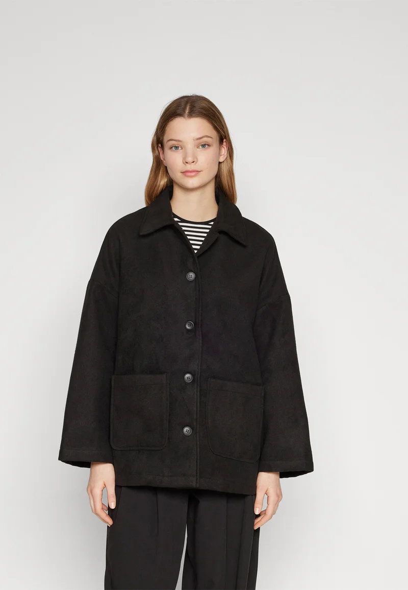 Outlet VILA VIZOSA JACKET - Summer jacket black Clothing Jackets & Blazers Bomber Jackets