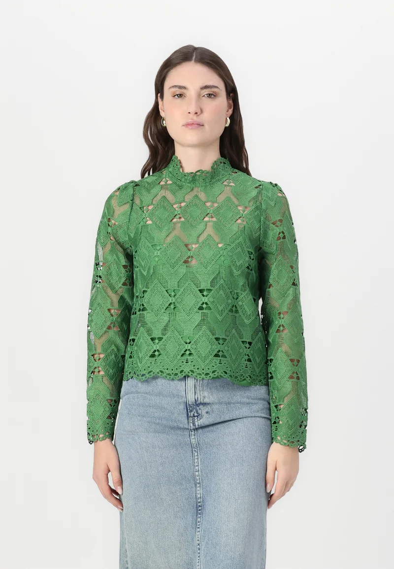 luxury fashion brands Rouge Edit CHASE - Blouse artichoke green Clothing Shirts & Blouses Blouses