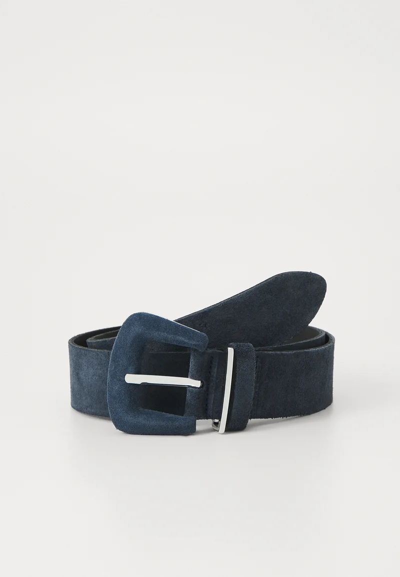 Discount Vanzetti LEATHER - Belt navy Accessories Belts Casual belts
