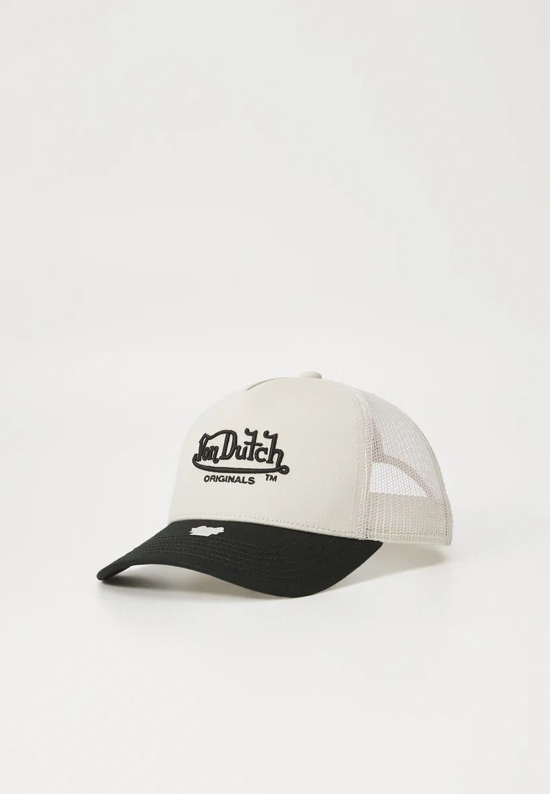 official authorized store Von Dutch TRUCKER NEWARK UNISEX - Cap black/cream Accessories Hats & headscarves Caps