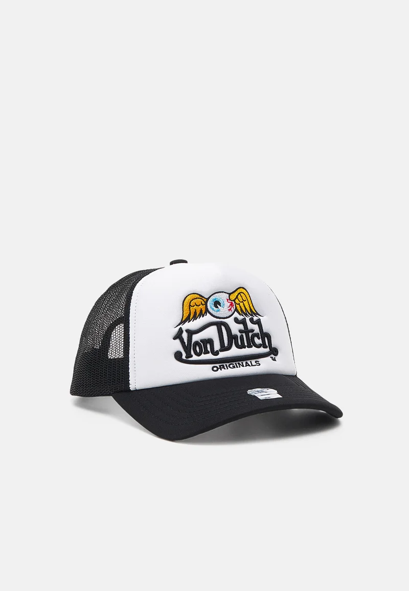 Discount Sale Von Dutch TRUCKER BAKER UNISEX - Cap white/black Accessories Beanies, hats & caps Caps