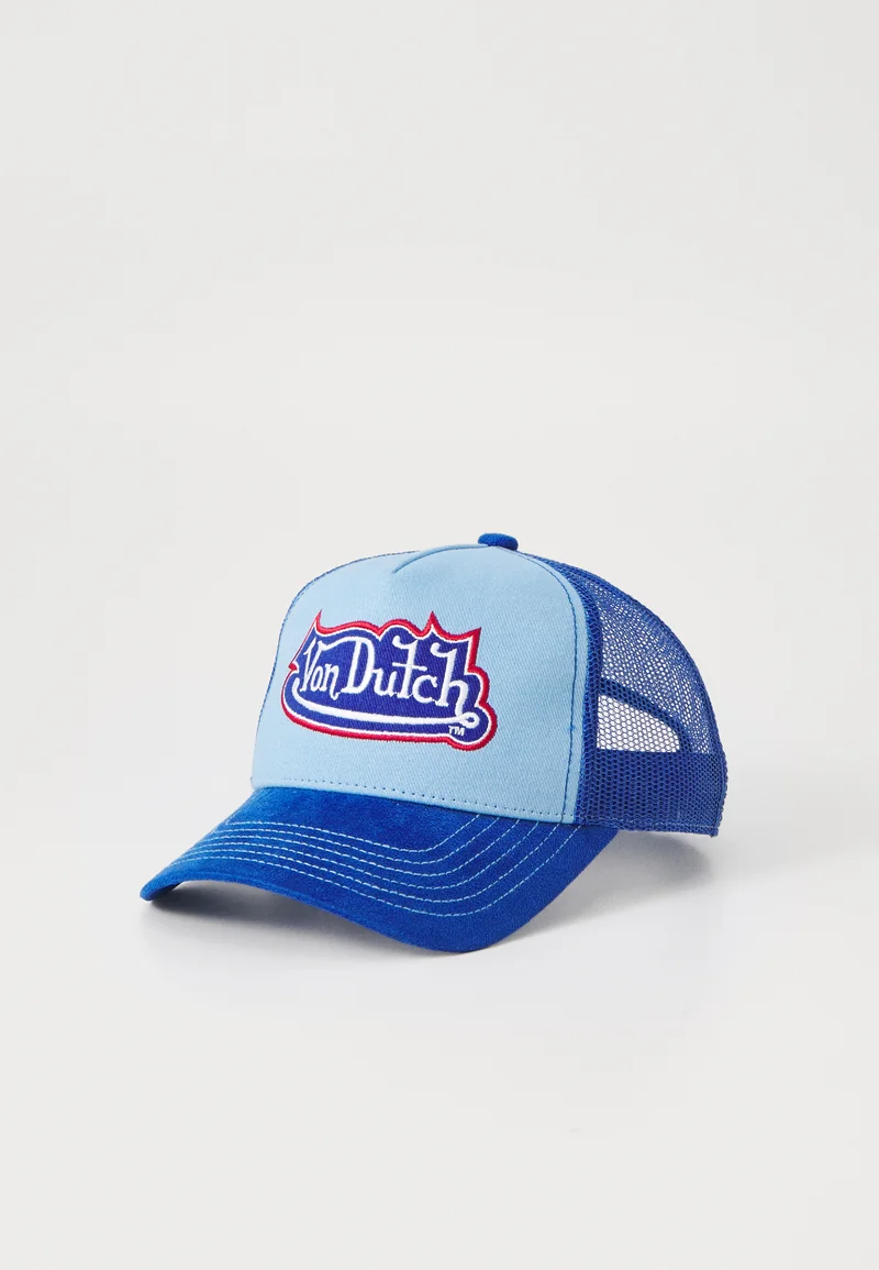 Sale Online Von Dutch TRUCKER ROCKFORD UNISEX - Cap blue/red Accessories Beanies, hats & caps Caps