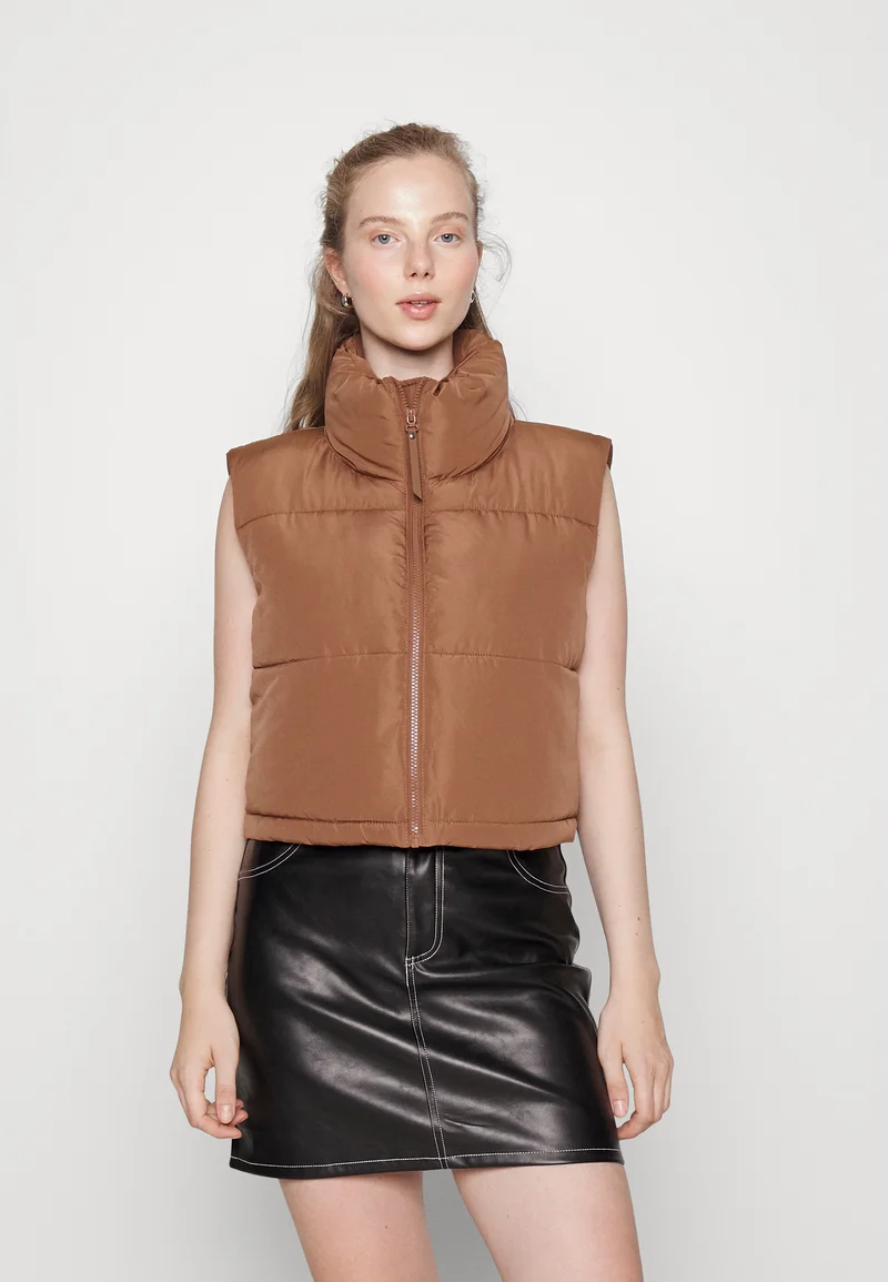 reliable quality Vero Moda VMMILEY SHORT WAISTCOAT - Waistcoat aztec Clothing Jackets & Blazers Bomber Jackets
