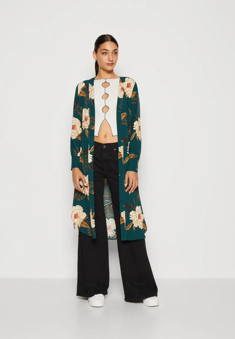 Colorful And Fashion-Forward Vero Moda VMEASY LONG KIMONO - Summer jacket pondarosa camille Clothing Jackets & Blazers Bomber Jackets