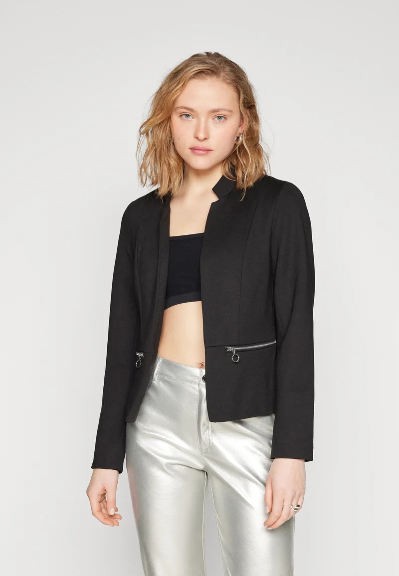 Various Colors Vero Moda VMEMMA CLASSIC ZIP POCKET  - Blazer black Clothing Jackets & Blazers Bomber Jackets