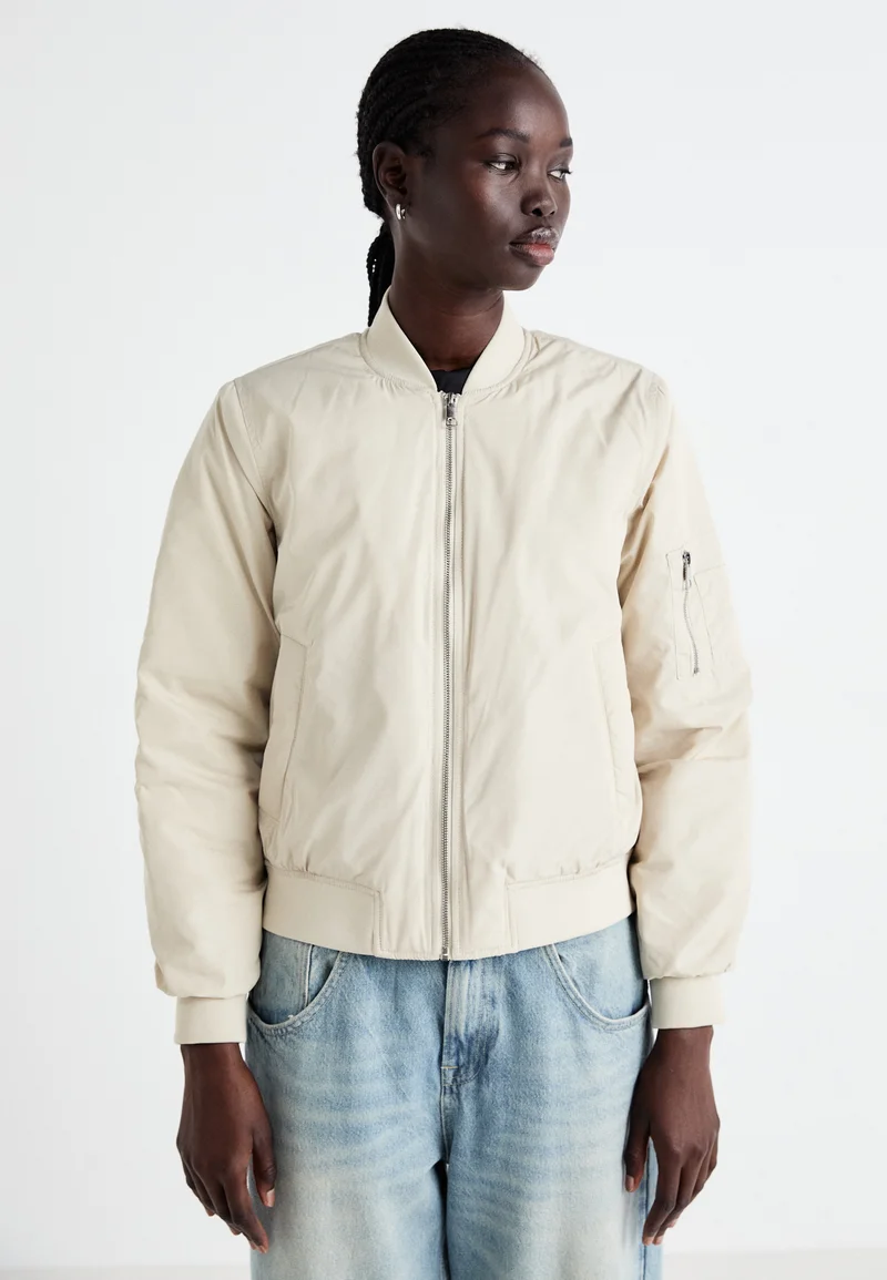 Various Colors Vero Moda VMNINNA  - Bomber Jacket oatmeal Clothing Jackets & Blazers Bomber Jackets