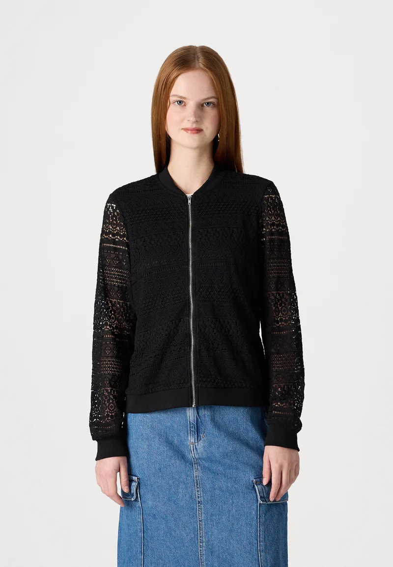 100% High Quality Vero Moda HONEY - Bomber Jacket black Clothing Jackets & Blazers Bomber Jackets